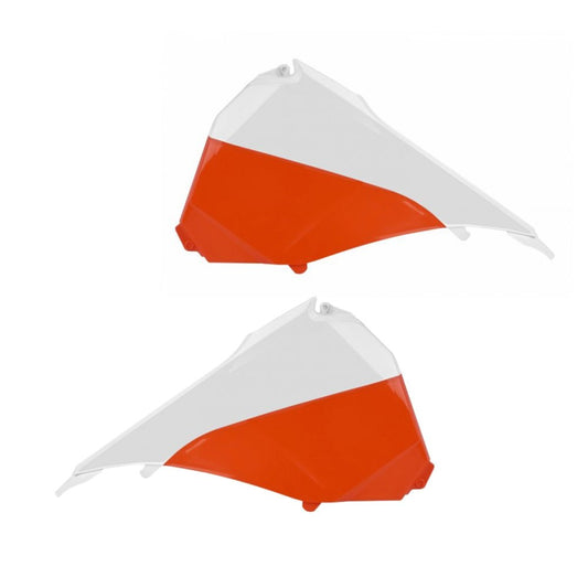 Polisport Plastics AIR FILTER BOX COVER KTM EXC/EXC-F 125-500 14-16 ORANGE/WHITE OEM 15 - Orange - Polisport